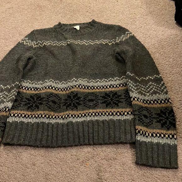 J crew medium fair isle sweater - Picture 2 of 6